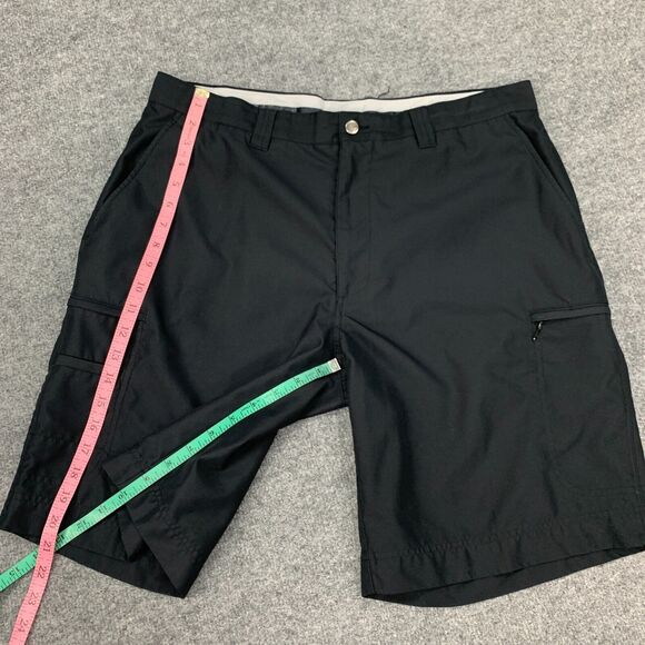 Callaway Shorts Mens 36 Black Bermuda Flat Front Zip Pockets Performance Golf - Picture 7 of 12